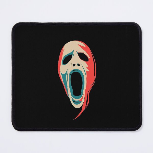 Item preview, Ghost Face Scream Minimalist Design designed and sold by Retro Travel Design.