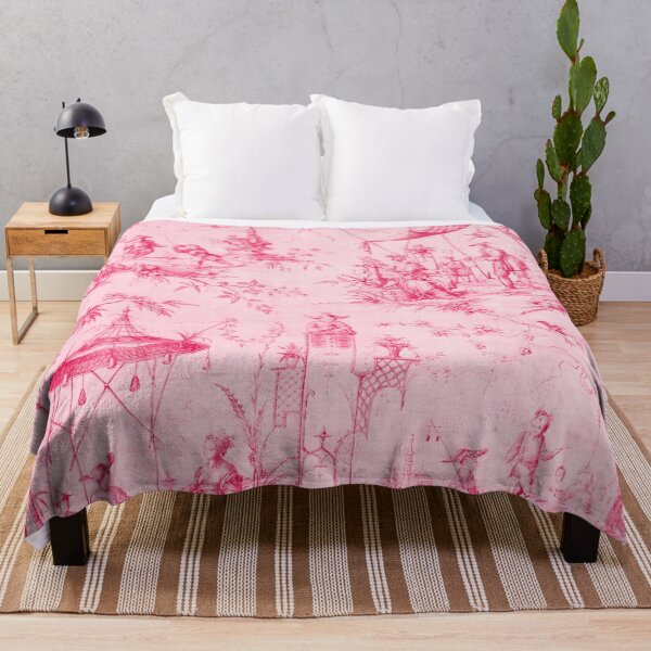 Item preview, Peony Garden Chinoiserie Toile designed and sold by TheChinoiserie.