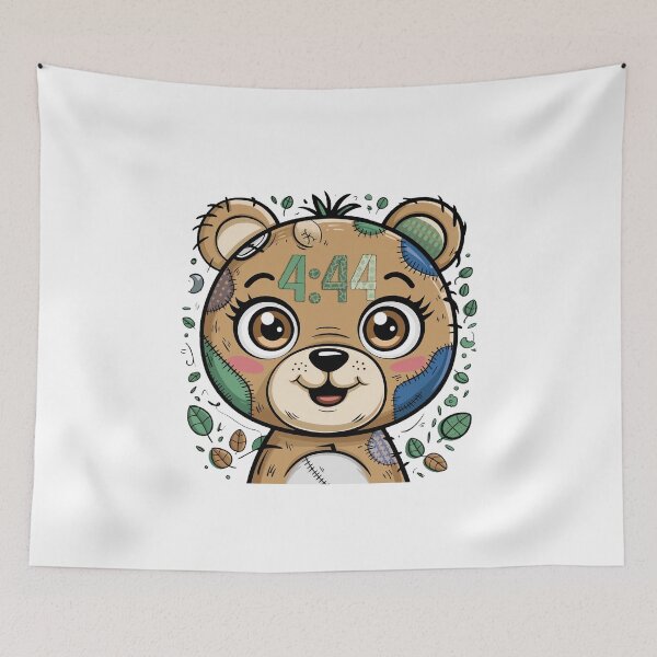 Item preview, Eco-Friendly '4:44 Bear' Design: Jay Z Meets Forest Vibes designed and sold by ObjCrea123.