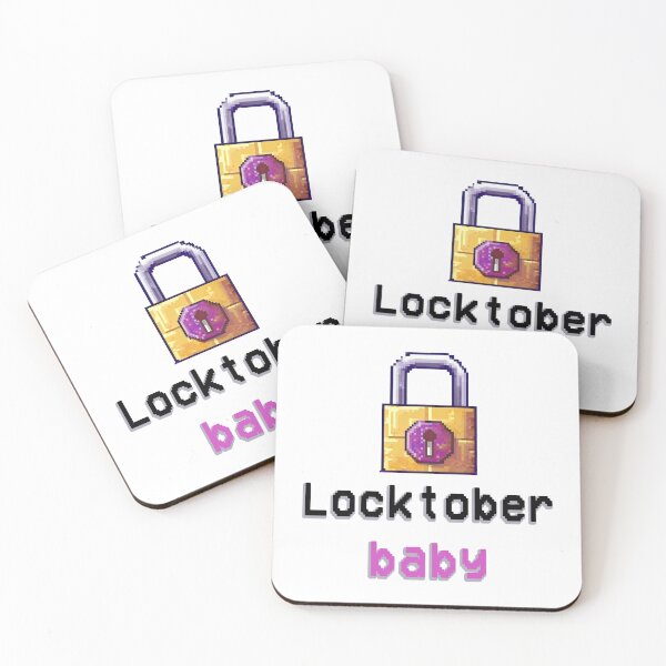 Item preview, Locktober baby pixel art designed and sold by kinkstoo.