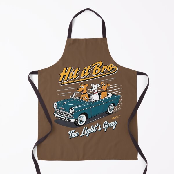 Item preview, Hit It Bro - Cool Dogs Cruising in a Classic Car - Fun design for Dog Lovers designed and sold by brindled.