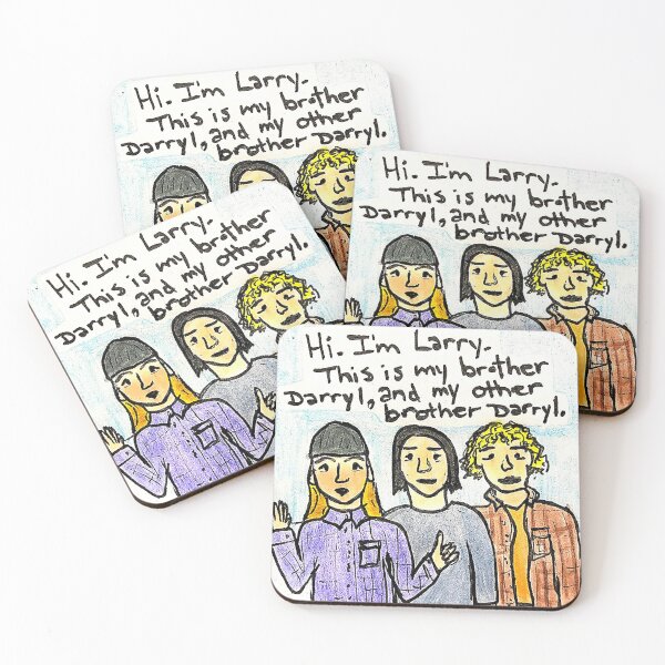 Item preview, Hi I’m Larry, this my brother Darryl, and this is my other brother Darryl. designed and sold by MajicBox.