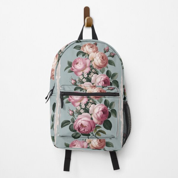 Item preview, Pink and Blue Cabbage Rose Vintage Beauty designed and sold by SloganExpress.