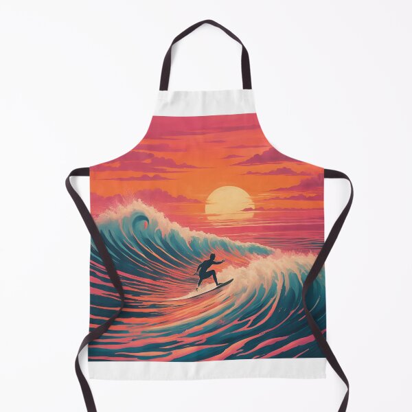 Item preview, Retro surf print designed and sold by NicMacTees.