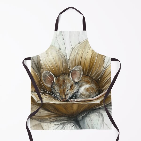 Item preview, mouse sleeping on a flower designed and sold by PricklyPeanut.