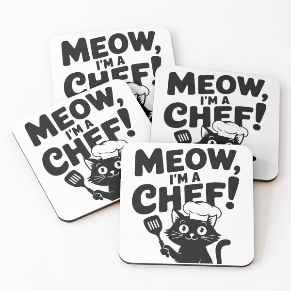 Item preview, Black Cat - I'm a Chef designed and sold by Merch-Kitsune.