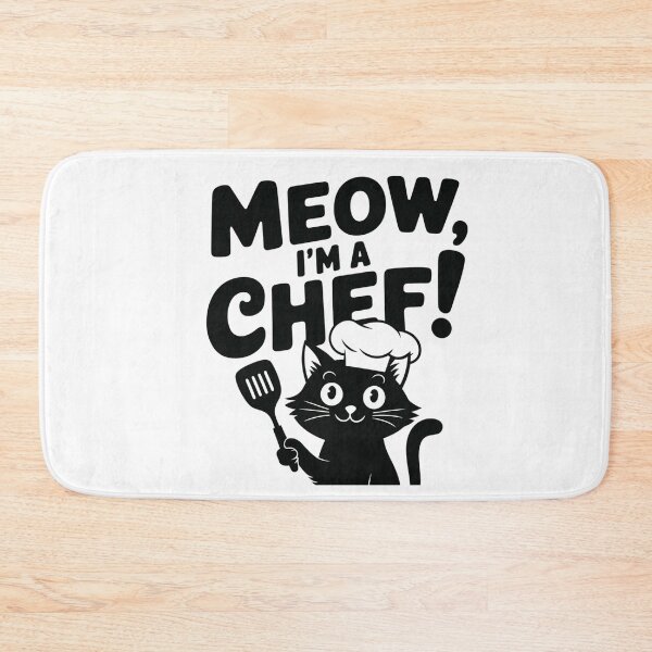Item preview, Black Cat - I'm a Chef designed and sold by Merch-Kitsune.