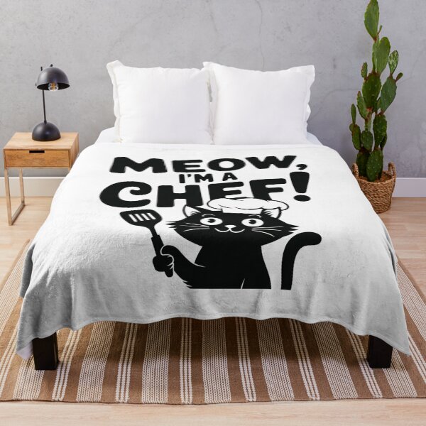 Item preview, Black Cat - I'm a Chef designed and sold by Merch-Kitsune.