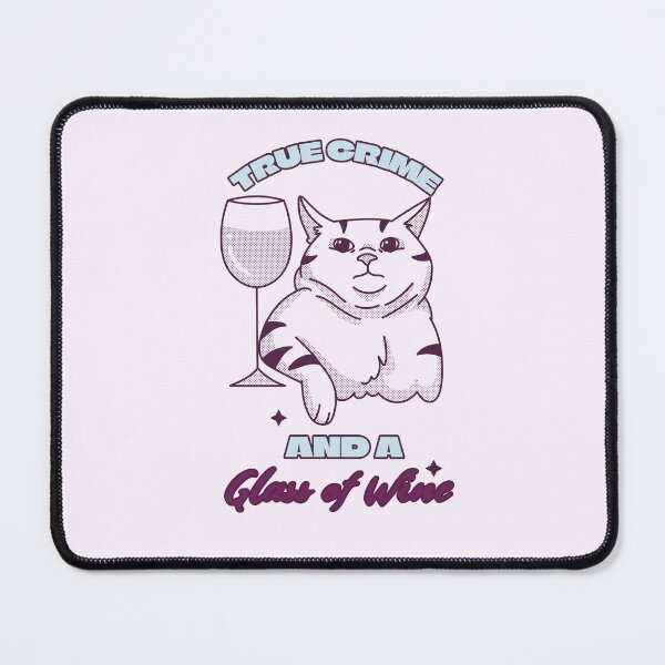 Item preview, True Crime and A Glass of Wine designed and sold by PrintByDesign93.