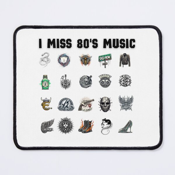 Item preview, I MIss 80's Music T-Shirt designed and sold by BECCdesigns.