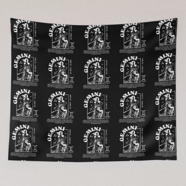 Item preview, Gemini Zodiac: Warrior of Duality White Color designed and sold by snidentic.