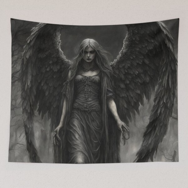 Artikelvorschau, Goth Dunkler Engel entworfen und verkauft von TheDarkWardrobe.