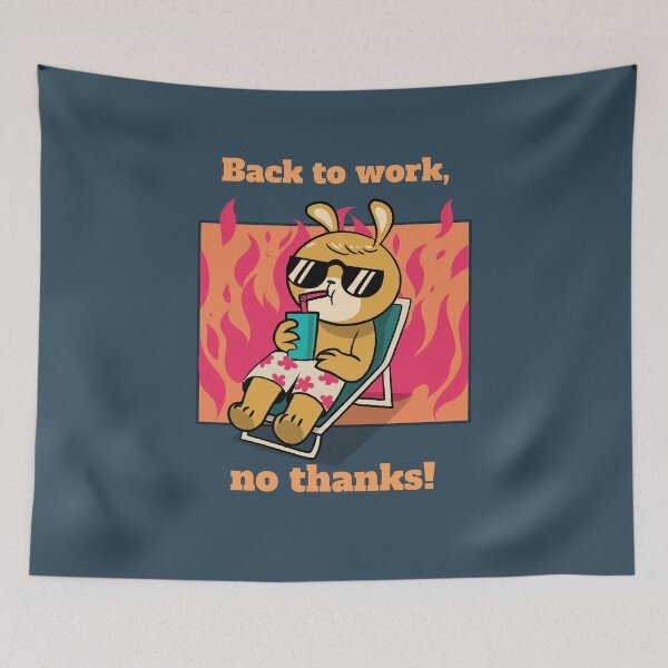Item preview, Back To Work, No Thinks! designed and sold by PositivelyPrinted.