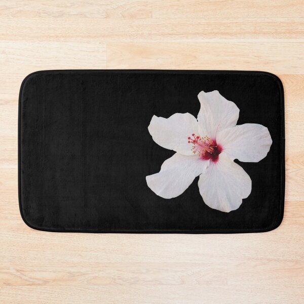 Item preview, Exotic Hot White Red Hibiscus Tropical Flower Shapes Mania designed and sold by Shapes-Mania.