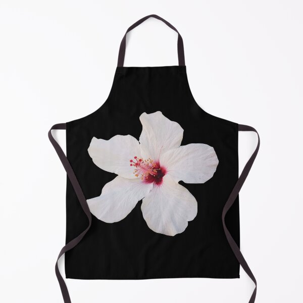 Item preview, Exotic Hot White Red Hibiscus Tropical Flower Shapes Mania designed and sold by Shapes-Mania.