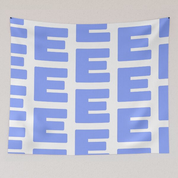Item preview, Bold Blue Letter E designed and sold by TXTRZ-TXTRZ.