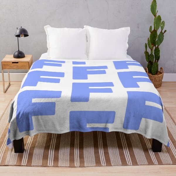 Item preview, Bold Blue Letter F designed and sold by TXTRZ-TXTRZ.