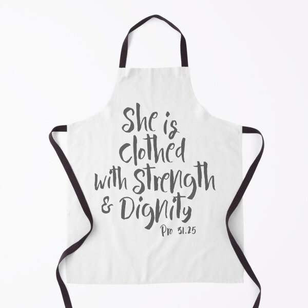 Item preview, She Is Clothed With Strength And Dignity Proverbs 31 25 Gray designed and sold by amazingjoy.