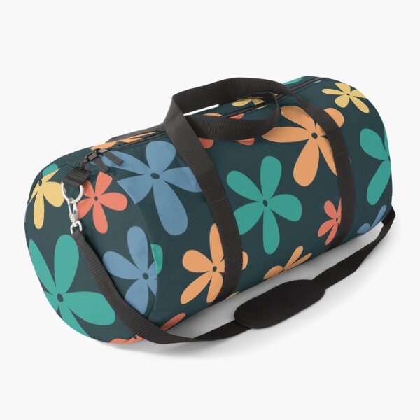 Item preview, Retro colorful floral pattern designed and sold by drosostalitsa.