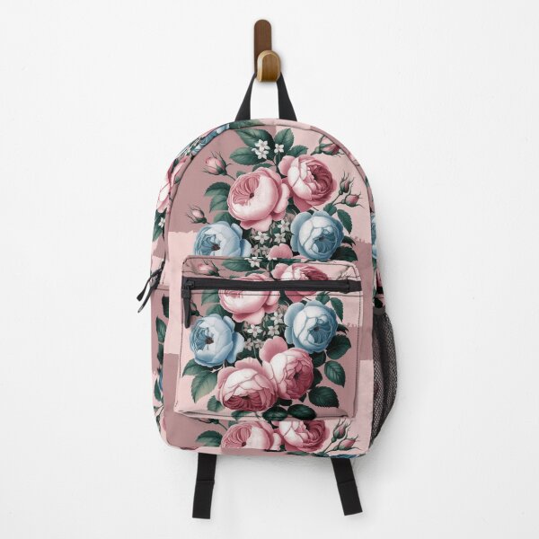 Item preview, Pink and Blue Cabbage Rose Vintage Beauty designed and sold by SloganExpress.
