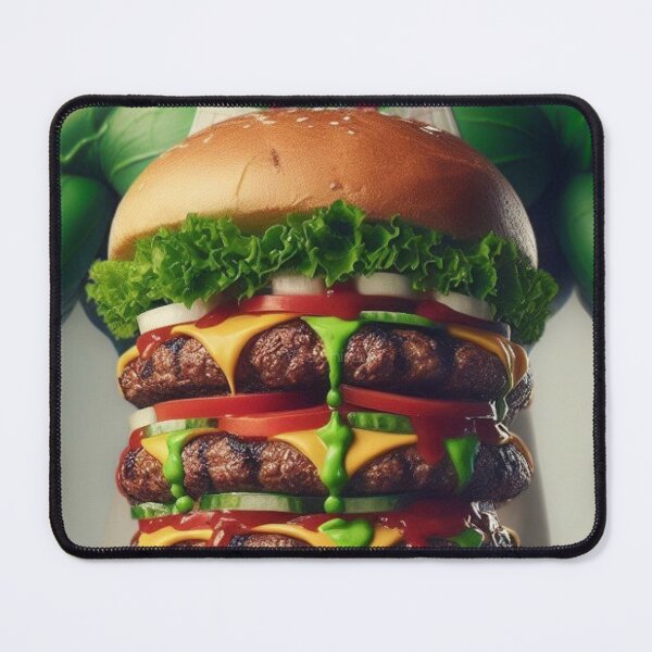 Artikelvorschau, Hamburger 010 (Grüner Power-Burger): Von WachiraX entworfen und verkauft von WachiraX.