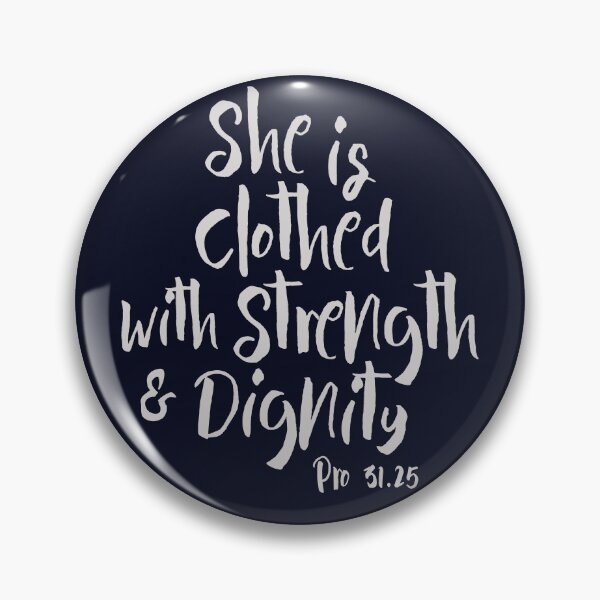 Item preview, She Is Clothed With Strength And Dignity Proverbs 31 25 Light designed and sold by amazingjoy.