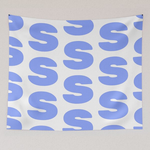 Item preview, Bold Blue Letter S designed and sold by TXTRZ-TXTRZ.