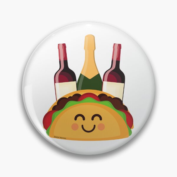 Item preview, Taco and wine designed and sold by Kristie Grey.
