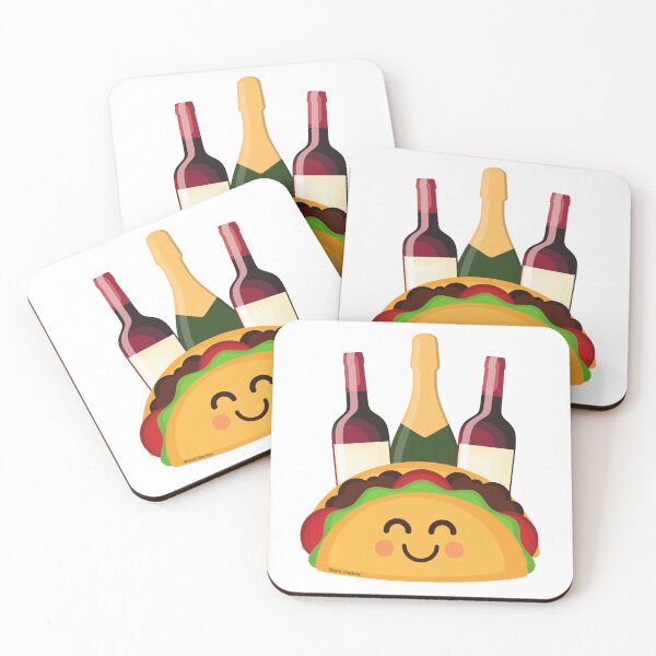 Item preview, Taco and wine designed and sold by Kristie Grey.