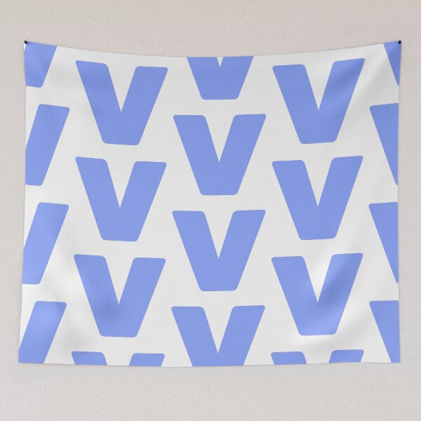 Item preview, Bold Blue Letter V designed and sold by TXTRZ-TXTRZ.