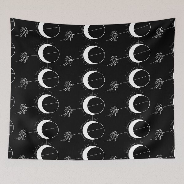 Item preview, Cosmic Tug-of-War: The Astronaut's Sun Eclipse designed and sold by Ojtek86.