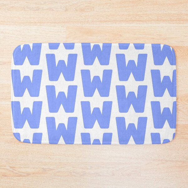 Item preview, Bold Blue Letter W designed and sold by TXTRZ-TXTRZ.