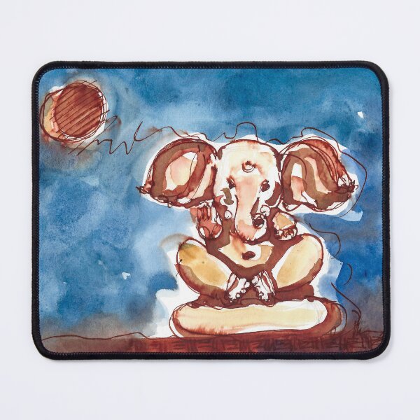 Item preview, Ganapati Cresent Moon designed and sold by dkatiepowellart.