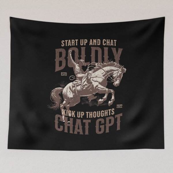 Item preview, Chat GPT Cowboy designed and sold by A.I.  Took My Job!.