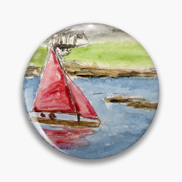 Item preview, Trearddur Bay Myth Sailing Boat, Ynys Mon Anglesey, North Wales designed and sold by LymphomaLass.