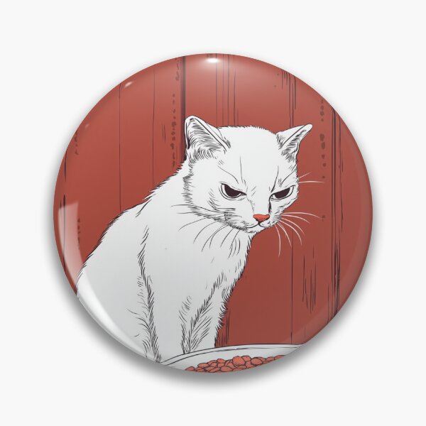 Item preview, angy cat designed and sold by PricklyPeanut.