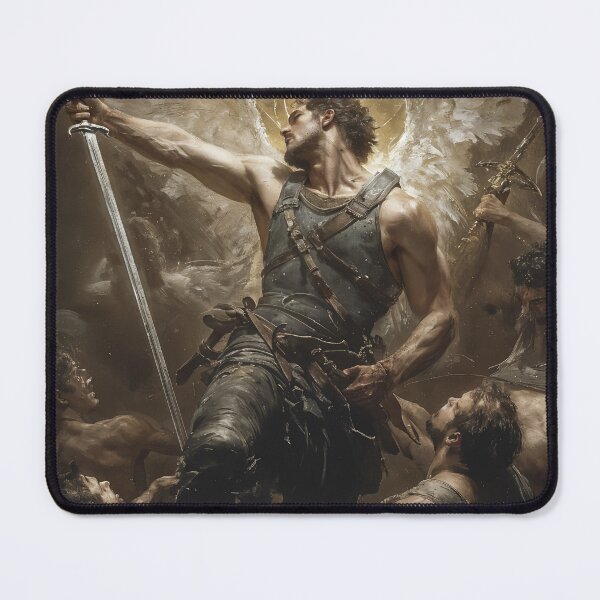 Item preview, Divine Warrior: The Angel of Battle designed and sold by oanaunciuleanu.