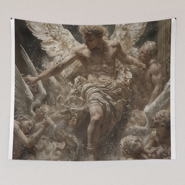 Item preview, Divine Warrior: The Angel of Battle designed and sold by oanaunciuleanu.