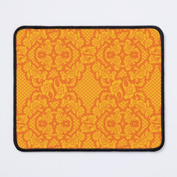 Item preview, French Lace | Saffron Yellow & Orange designed and sold by Divine Design.