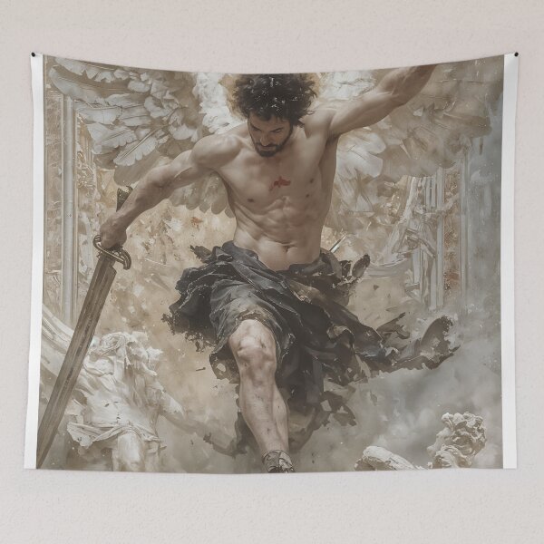 Item preview, Divine Warrior: The Angel of Battle designed and sold by oanaunciuleanu.