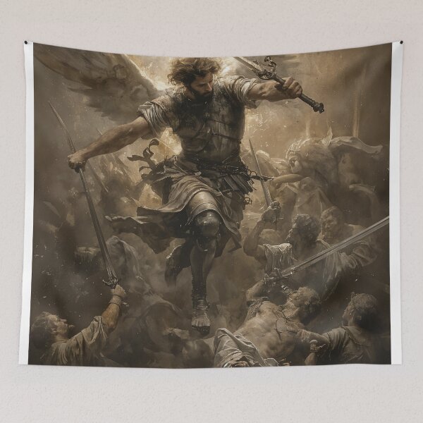 Item preview, Divine Warrior: The Angel of Battle designed and sold by oanaunciuleanu.