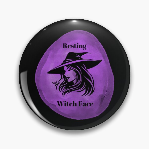 Item preview, Resting Witch Face designed and sold by S-and-W-4ever.