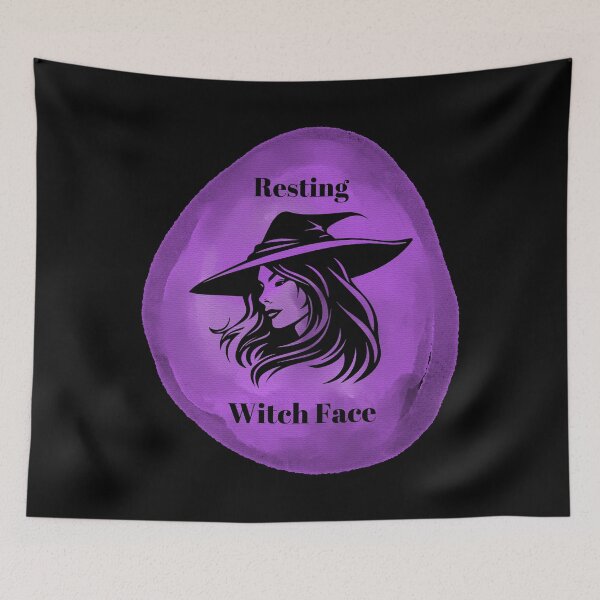 Item preview, Resting Witch Face designed and sold by S-and-W-4ever.