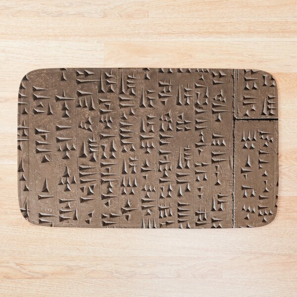 Item preview, Sumerian clay tablets with text designed and sold by jamiestarr.