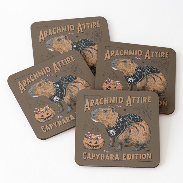 Item preview, Halloween Capybara T shirt, Arachnid Attire, Capybara Edition. designed and sold by SixElements.