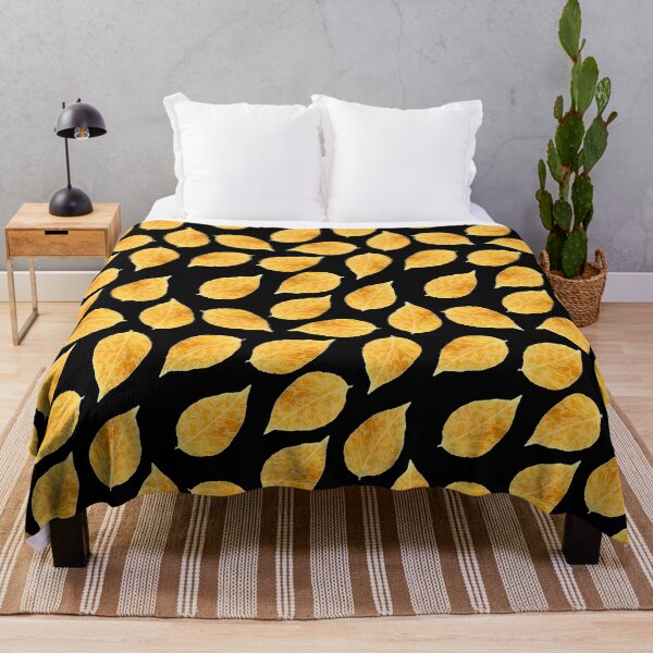 Item preview, Golden Aspen Leaves, Repeat Autumn Leaf Pattern designed and sold by LaRoach Digital Arts.