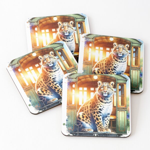 Item preview, Leopard on a train designed and sold by kimzie7124.