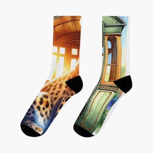 Item preview, Leopard on a train designed and sold by kimzie7124.