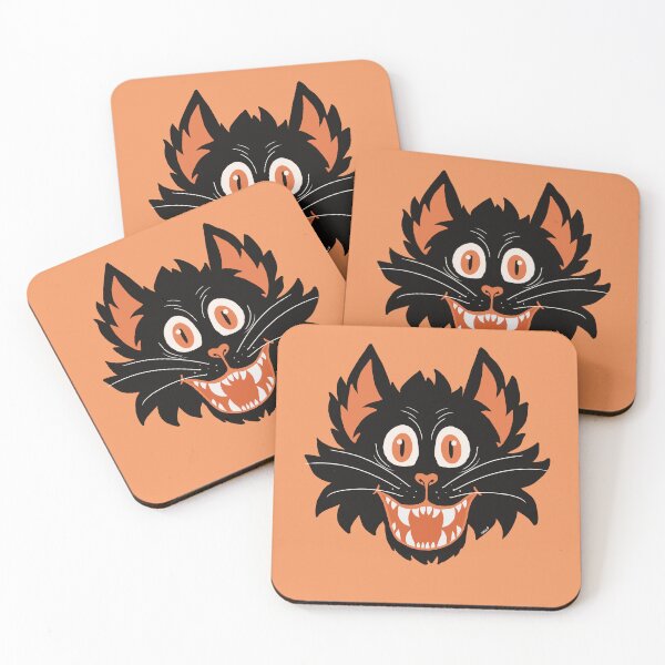 Item preview, Vintage Style Black Cat Halloween 2024 designed and sold by holloworks.