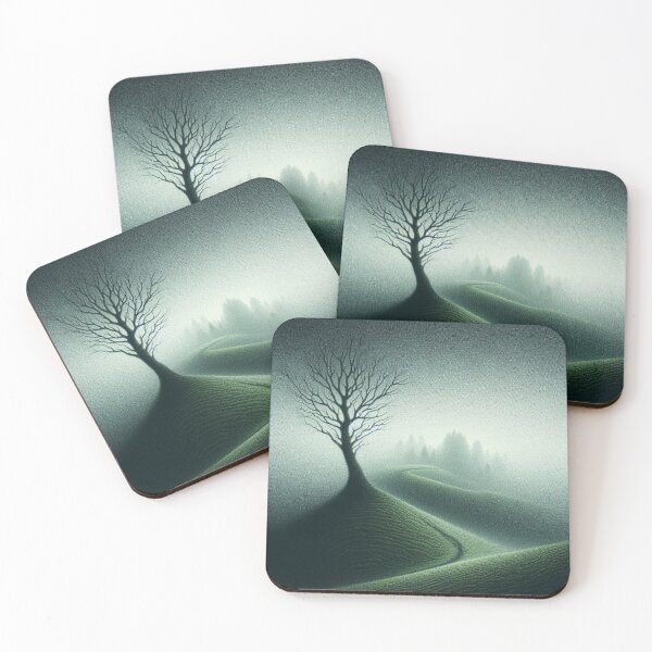 Item preview, Solitary Sentinel in the Green Mist designed and sold by Donkey's Salad.